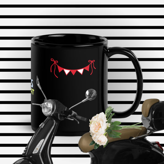 Black Glossy Mug