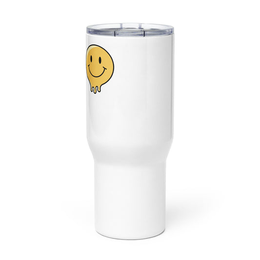 Travel mug with a handle